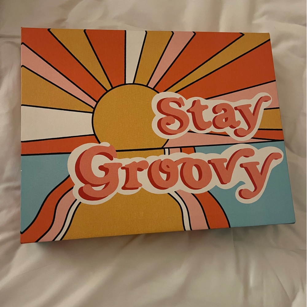 Colorful Groovy Canvas Art